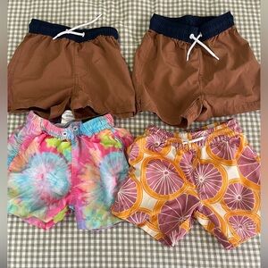 Boys Swim Shorts Size 3-4 bundle
